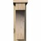 Ekena Millwork Huntington Rough Sawn Corbel w/Backplate, Douglas Fir, 6"W x 14"D x 18"H COR06X14X18HUN01RDF - alternate 3